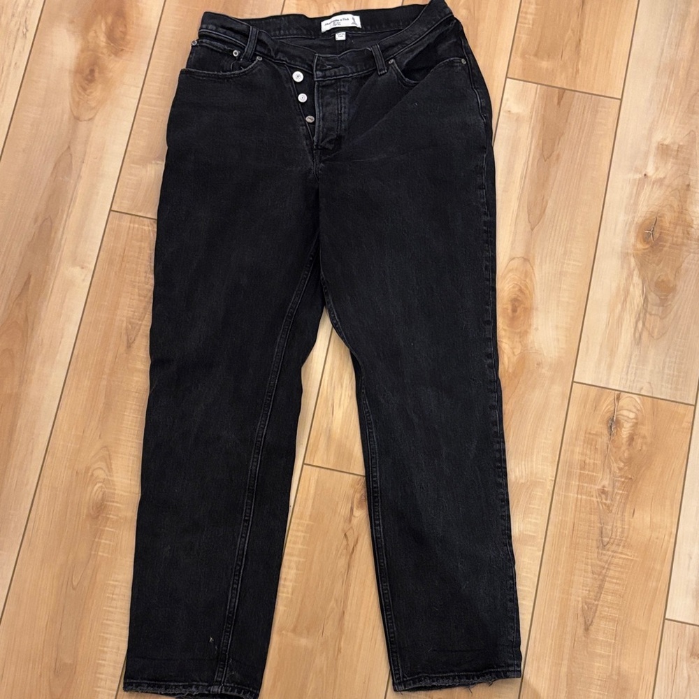 Abercrombie & Fitch the dad high rise -curve love